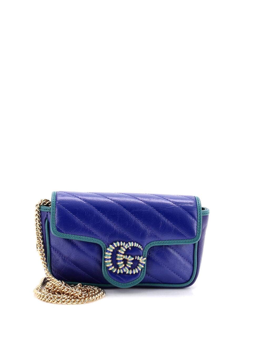Gucci Gg Marmont Flap Bag Diagonal #374504G12B